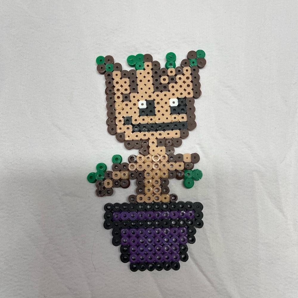 Marvel Baby Groot Perler Bead Art